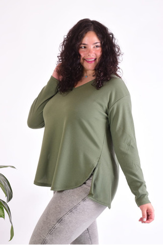 Sweater De Panal Waffle  (vero)