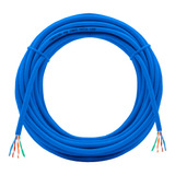 Cabo De Rede Cat5e 4 Pares Connect Rolo Com 40m Azul