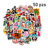 50 Pzs Lote Stickers Dragon Ball Z Anime Goku Pegatinas