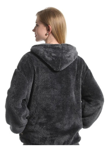 Poleron Sherpa Polar Invierno Peludo 