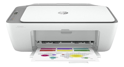 Impressora A Cor Multifuncional Hp Deskjet Ink Advantage 2776 Com Wifi Branca E Cinza 100v/240v