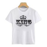 Polera Parejas King Queen Rey Reina Unisex