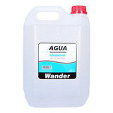 Agua Desmineralizada Wander X 5 Lts X 4 Un