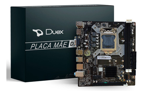 Placa Mãe Duex Dx H81zg M2 Giga Ddr3 Intel I3 Até I7 Lga1150