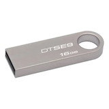 3 Memorias Usb King Datatraveler Dtse9h 16gb 2.0 Plateado