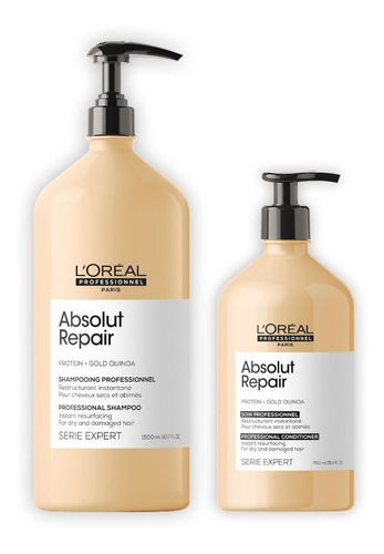 L'oréal Kit Absolut Repair  Shampoo + Acondicionador 