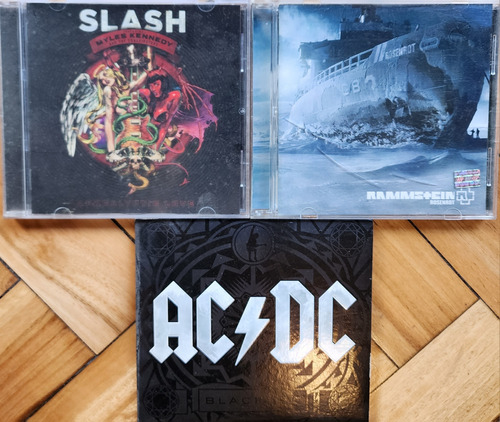 Lote Cd Hard Rock Slash, Rammstein, Ac/dc 