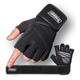 Trideer Padded Workout Gloves For Men - Gym Weight Lifting G