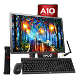 Computadora Lenovo Amd A10 16gb 256 Ssd Monitor 22 Wifi W10