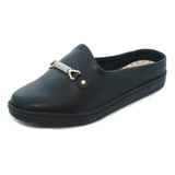 Mule Feminino Modare Salto Baixo Ortopédico Casual Slip On