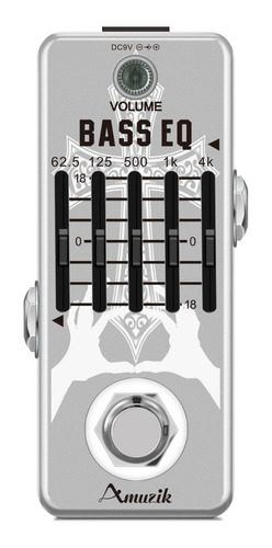 Pedal Ecualizador De Bajo Amuzik Lef-317b, Ecualizador De 5