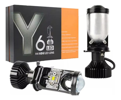 Focos Kit Lupa Led Y6 Carro Aveo Chevrolet Proyector 16000lm