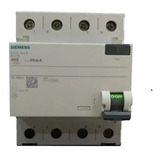 Disyuntor Siemens 4x40 A 30ma 40a 