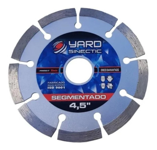 Disco Diamantado Segmentado Laser 7 Pulgadas (180mm) Yard