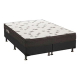 Cama Box King: Colchão D45 Ortobom Light Saúde+base Crc Sued