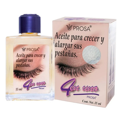 Aceite Para Crecer Y Alargar Pestañas 4 En 1 De Prosa | MercadoLibre