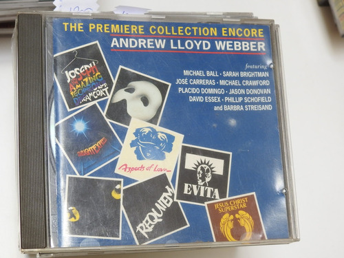 Cd1319 - The Premiere Collection Encore - Webber  Cd1319 