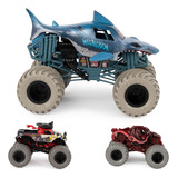Monster Trucks Fundidos A Presión De Toy Monster Jam Into Th