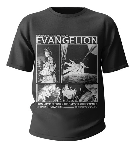 Remera Neon Genesis Evangelion Humanity Misato Katsuragi