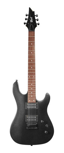 Guitarra Eléctrica Cort Kx100 Black Metallic Puente Fijo