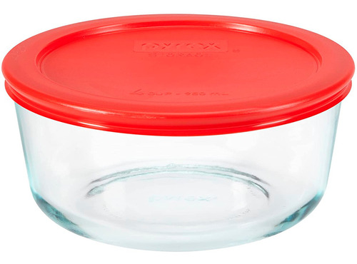 Taper Hermetico Pyrex Contenedor 950 Ml 15 Cm 