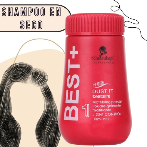  Shampoo En Seco Polvo Volumen Cabello Esponjoso Limpia F