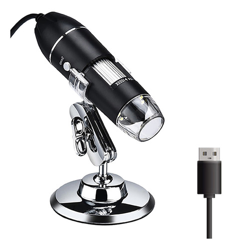 Microscopio Digital Usb Electrónico 1600x Para Cámara