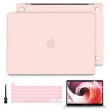 Funda Para Macbook Pro13 2020/22 M2 M1 A2338 A2251 Rosa Clar