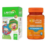 Lavitan Infantil Mastigavei + Vitamina C Aceviton Imunidade