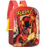 Mochila Escolar Infantil Masculina The Flash Dc Luxcel Cor Amarelo