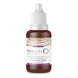 Pigmento Magcolor 15ml Castanho Escuro Intenso