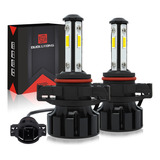  Kit Faros De Led H7 H11 9005 9006 5202 20000lm Focos Auto