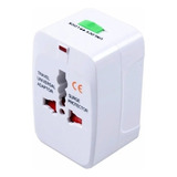 Adaptador Tomada Universal Internacional Uk Eua Europa Asia 110v/220v