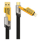 Tipo De Cable: Cable De Datos Usb De Carga Rápida, 4 En 1