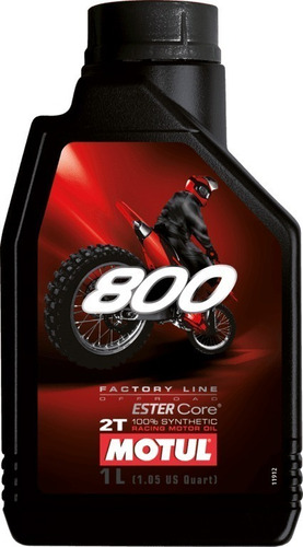 Óleo Motul 800 2t Off Road Factory Line Sintético 1 Litro