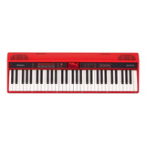 Teclado Musical Roland Go:keys Go-61k 61 Teclas Rojo