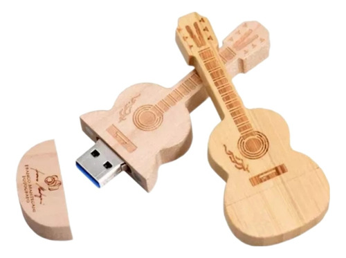 Lembrancinha Pendrive Violão 16gb Personalização Grátis 