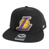 Gorra 47 Brand Los Angeles Lakers Nba Strapback Negra