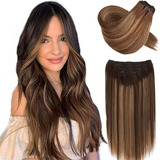 Extensiones De Cabello 100% Humano Balayage Choco 18in 120gr