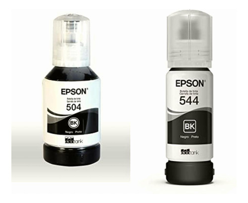 Epson Botella De Tinta Ecofit Color Negro, T504120 +