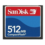 Memoria Compact Flash Sandisk 512mb Factura A B Videocamaras