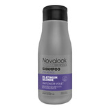 Shampoo Matizador Violeta Rubios  Novalook 375ml