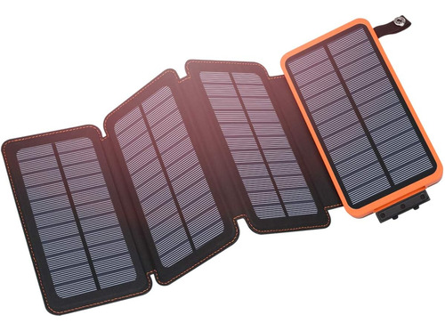 Cargador Solar Hiluckey Mah, Banco De Energía Portátil Usb C