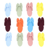 Pantuflas Desechables Spa Flops, 12 Pares