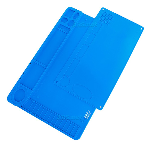 Manta Magnética Antiestática Silicone Azul Para Assistência