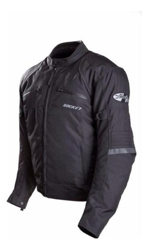 Campera Joe Rocket Ronin 4.0 Negra P/moto C/ Protecciones