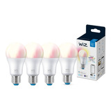 Lampara Led Foco Wiz Wifi Color 9w E27 X4 Unidades