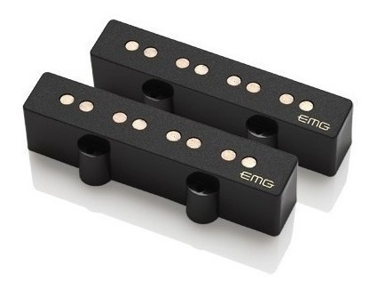 Microfono Para Bajo Emg Jv-set Black Jazz Bass Activo