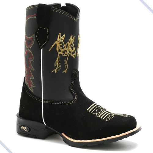 Bota Infantil  Botinha Country Masculina Texana Americana 