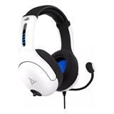 Audifonos Alambricos Pdp Gaming Lvl 50  (blanco) - Ps4